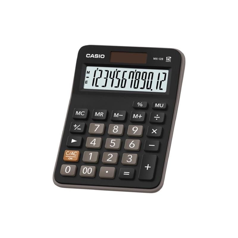Casio Mx-12b-Bk 12 Hane Masaüstü Hesap Makinesi