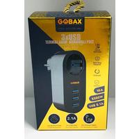 GOBAX MG-102 3XUSB TERMAL AKIM KORUMALI PRİZ  