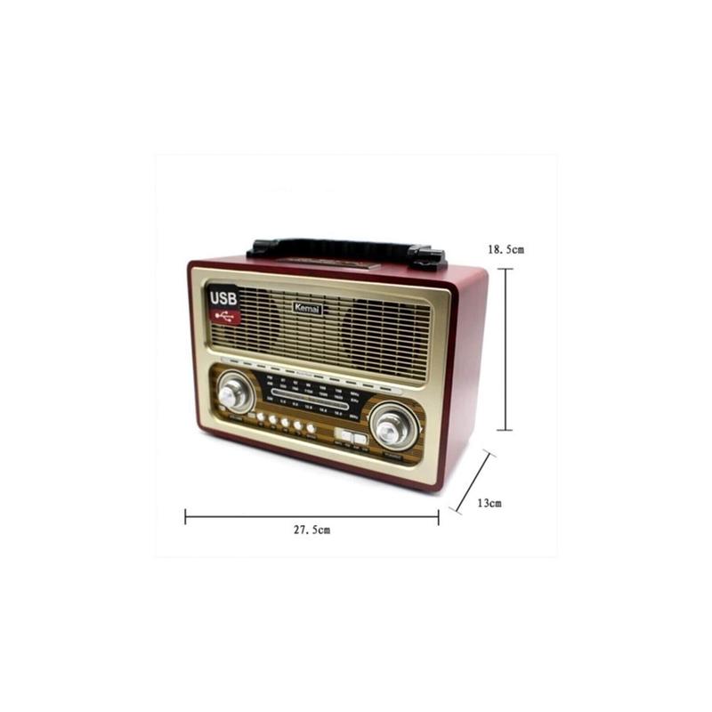KEMAİ MD-1800BT FM/AM/USB/TF/BLUETOOTH NOSTARJİ RADYO 
