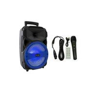 KTS-1089 KARAOKE MİKRAFONLU USB/TF/BLUETOOTH TAŞINABİLİR SES SİSTEMİ 