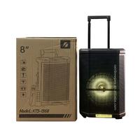 KTS-1368 FM/LED/MİKRAFON/USB/BLUETOOTH TAŞINABİLİR SES SİSTEMİ