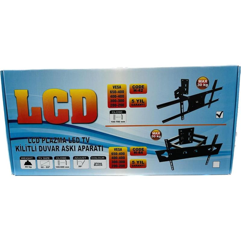 LCD H-42 40-55 KİLİTLİ DUVAR ASKI APARATI