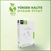 LİNKTECH K448 Strong Eco Friendly Micro USB 2.4 A Şarj Kablosu