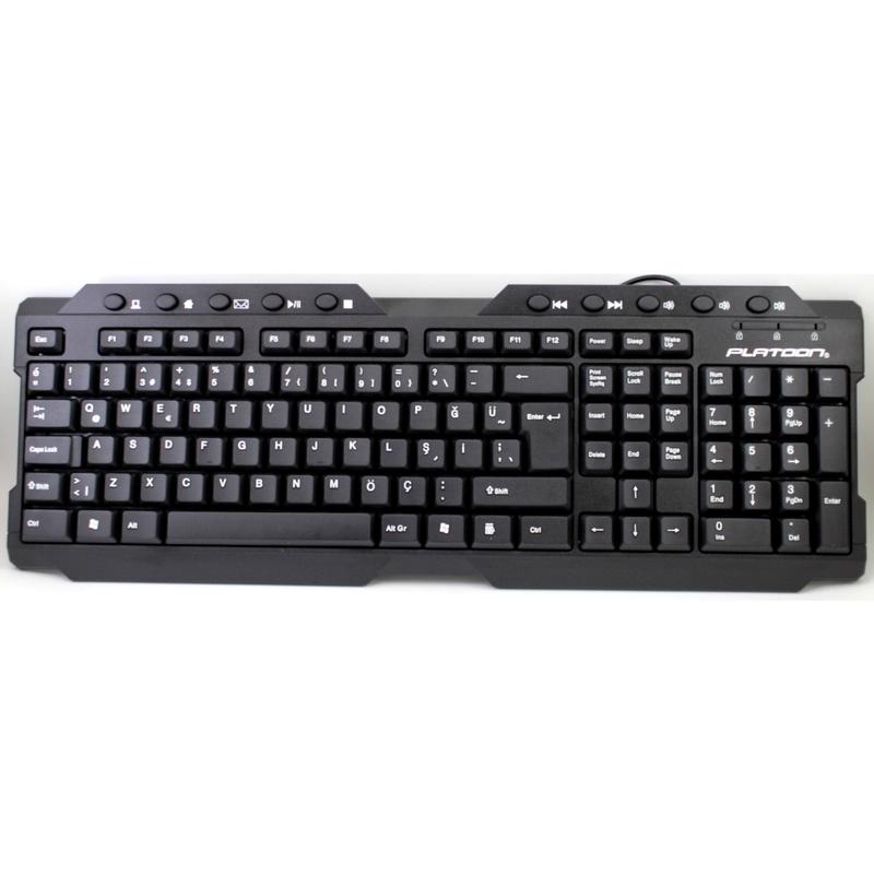 PLATOON PL-140 USB MULTİMEDİA OYUN KLAVYE