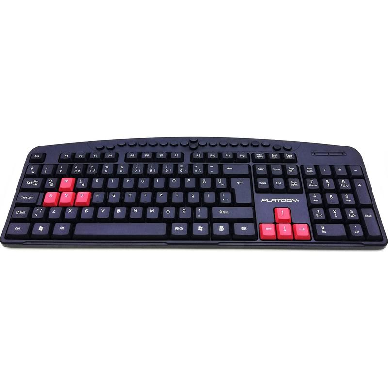 PLATOON PL-145 USB MULTİMEDİA OYUN KLAVYE