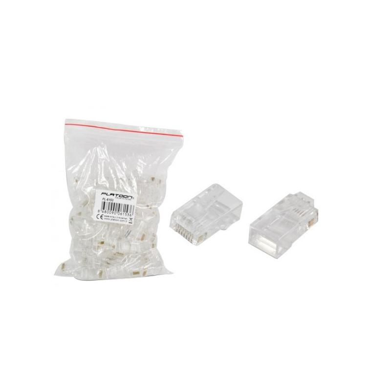 PLATOON PL-6153 RJ45 STANDART JACK 100Lİ PAKET