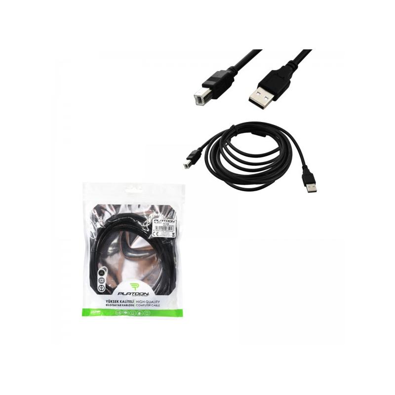 PLATOON PL-6505 5M USB 2.0 PRINTER POŞETLİ KABLO
