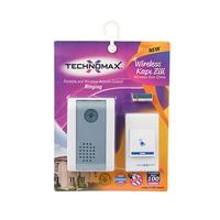 TECHNOMAX TM-1001 KABLOSUZ KAPI ZİLİ PİLLE ÇALIŞIR