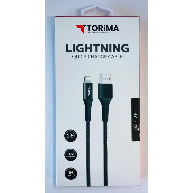 TORİMA AP-210 3.0A LIGHTNING ŞARJ KABLO 