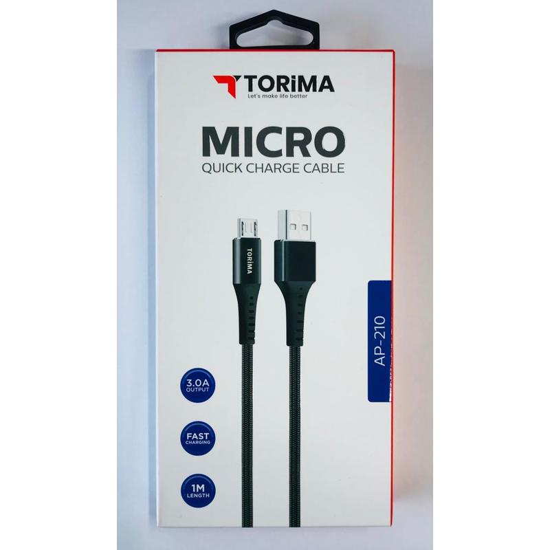 TORİMA AP-210 3.0A MICRO ŞARJ KABLO 