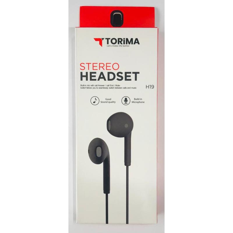 TORİMA H19 STEREO KULAKLIK (SİYAH/BEYAZ/PENBE)