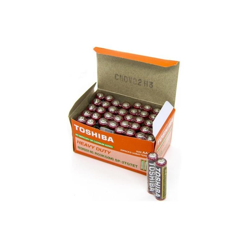 TOSHIBA AA İNCE PİL 40'LI 