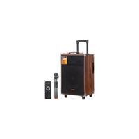 BAAB B-Q12 50 Watt Süper Bass Kumandalı Taşınabilir Kablosuz Mikrofonlu Bluetooth Hoparlör Karaoke Sistemi
