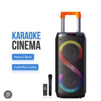 BK-8831 USB/TF/AUX/FM/BLUETOOTH MİKRAFONLU TAŞINABİLİR SES SİSTEMİ