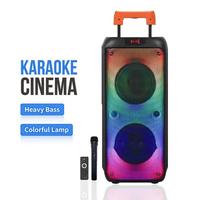 BK-8833 USB/TF/AUX/FM/BLUETOOTH MİKRAFONLU TAŞINABİLİR SES SİSTEMİ 