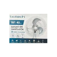 Botech 18 Inch 45 Cm Sanayi Tipi Yeni Nesil Vantilatör 3 Farklı Kullanım Sağlar