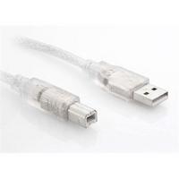 FOR LINE USB PRİNTER 1.5MT YAZICI KABLO ŞEFAF 