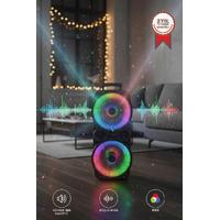 GTS-1569 USB/TF/BLUETOOTH KABLOSUZ MİKRAFONLU TAŞINABİLİR SES SİSTEMİ 