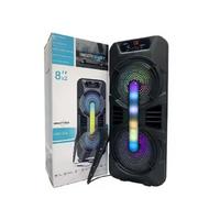 GTS-1702 USB/TF/BLUETOOTH MİKRAFONLU RGB TAŞINABİLİR SES SİSTEMİ 