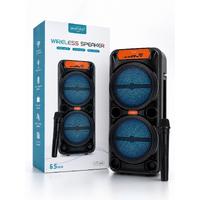 GTS-1880 USB/TF/BLUETOOTH MİKRAFONLU TAŞINABİLİR SES SİSTEMİ 