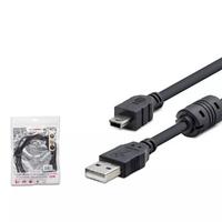 HADRON HDX7538 USB MINI V3/5PIN TO USB KABLO 1.5M SİYAH