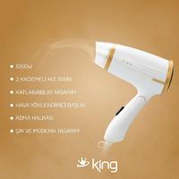KİNG VİLDA 100 WATT OTEL TİPİ SAÇ KURUTMA MAKİNESİ 