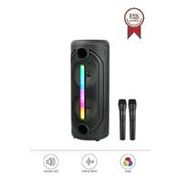 KTS-2086 ÇİFT MİKRAFONLU USB/TF/BLUETOOTH TAŞINABİLİR SES SİSTEMİ 