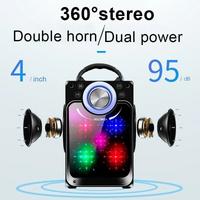KTS-822S Ledli Kumandalı Bluetooth Hoparlör Usb-Tf-Fm Radyo Siyah