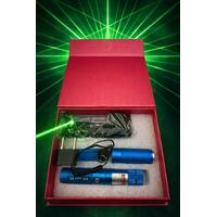 MYK-303 18650 PİLLİ ŞARJLI EMNİYETLİ YEŞİL LAZER 