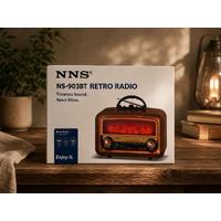NNS NS-903BT USB/FM/TF/BLUETOOTH ŞÖMİNELİ NOSTARJİ RADYO 