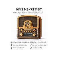 NS-7211 USB/TF/FM/BLUETOOTH NOSTARJİ RADYO 