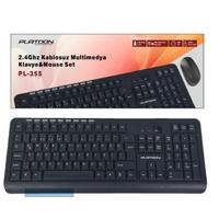 Platoon PL-355 2.4GHz Multimedia Kablosuz Klavye Mouse Set Türkçe Q