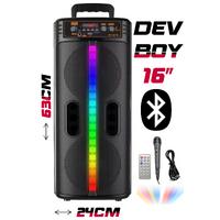PLATOON PL-8219 USB/SD/AUX BLUETOOTH MİKRAFONLU TAŞINABİLİR SES SİSTEMİ 