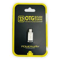 POWERWAY 32GB OTG USB FLASH BELLEK TYPE-C 
