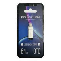 POWERWAY 64GB OTG FLASH BELLEK LİGHTNİNG