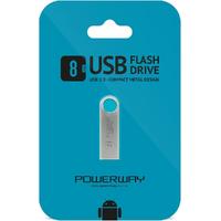 POWERWAY 8GB METAL FLASH BELLEK
