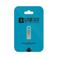 POWERWAY 8GB METAL FLASH BELLEK