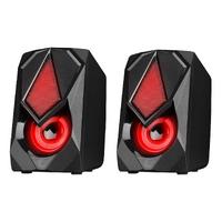 Rampage RMS-G19 2.0 5 Watt LED Işıklı Siyah Multimedia Speaker
