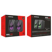 Rampage RMS-G19 2.0 5 Watt LED Işıklı Siyah Multimedia Speaker