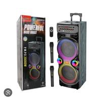 SİNG-E JQS-9033 USB/FM/TF/BLUETOOTH ÇİFT MİKRAFONLU TAŞINABİLİR SES SİSTEMİ 
