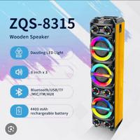 SİNG-E ZQS-8315 USB/FM/TF/BLUETOOTH ÇİFT MİKRAFONLU TAŞINABİLİR SES SİSTEMİ 