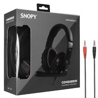 Snopy SN-338 Conqueror Siyah/kırmızı Gaming Oyuncu Mikrofonlu Kulaklık