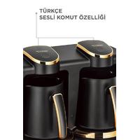 Torima 202 Double Sesli Komut Türk Kahvesi Makinesi 250ml+250ml 8 Fincan Kapasiteli