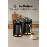 Torima 202 Double Sesli Komut Türk Kahvesi Makinesi 250ml+250ml 8 Fincan Kapasiteli