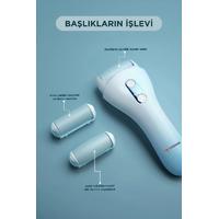 Torima BCM-1138T Beyaz LED Ekran Göstergeli Turbo Modlu Su Geçirmez Ayak Bakım Törpüsü