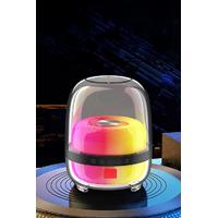Torima BTS-1843 Siyah Kablosuz Taşınabilir RGB Işıklı Bluetooth Hoparlör Speaker