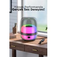 Torima BTS-1843 Siyah Kablosuz Taşınabilir RGB Işıklı Bluetooth Hoparlör Speaker