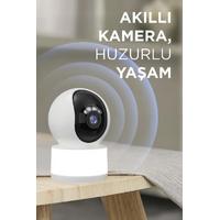 Torima CMR-31 Beyaz Full Hd Led Aydınlatmalı Wifi Smart Ip Güvenlik Kamerası