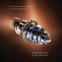 TORİMA CSVC-100 Kablosuz Katlanabilir Hafif UV Işıklı Dikey Şarjlı Süpürge 300W 21KPa