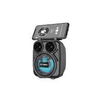 Torima D32 Siyah Kablosuz Taşınabilir Telefon Tutacaklı Şarj Edilebilir Bluetooth Hoparlör Usb-Tf Speaker